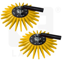 INTCSA70G - Pair of Ø 70 cm finger weeders yellow type